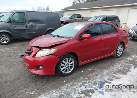 2009 Toyota Corolla S z USA, uszkodzony, nr VIN 1NXBU40E59Z051088